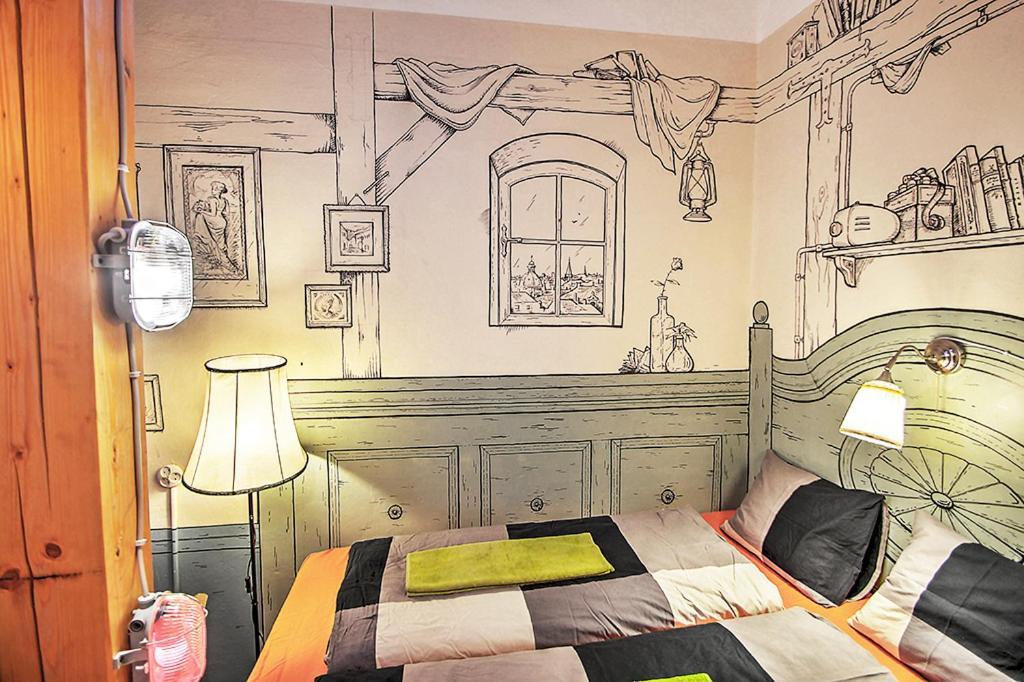 Chambre Double avec Salle de Bains Commune